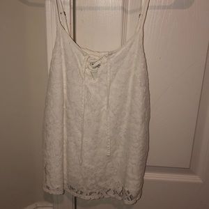 White hollister tank top